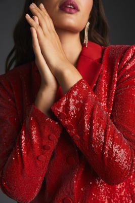 Sequin Blazer Dress