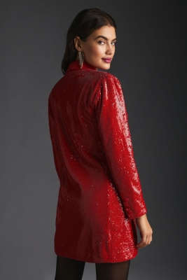 Sequin Blazer Dress