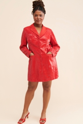 Sequin Blazer Dress