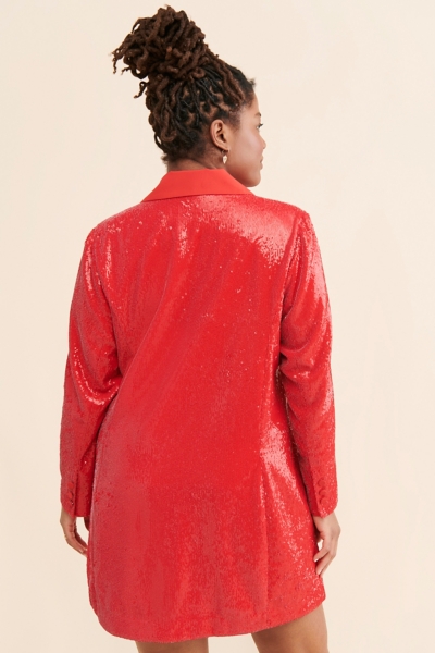 Sequin Blazer Dress | Nuuly