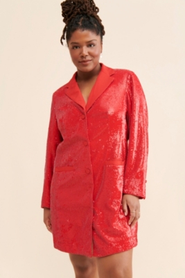 Sequin Blazer Dress