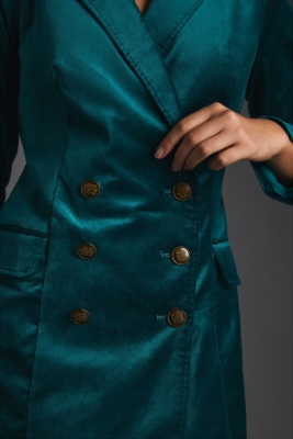 Velvet Blazer Dress