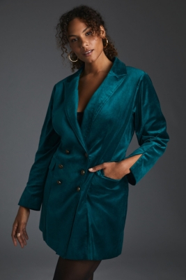 Velvet Blazer Dress