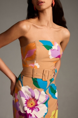 Maeve Strapless Belted Dress