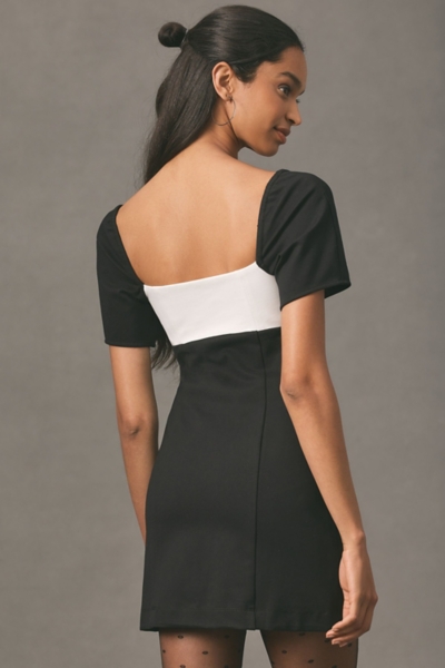 Bow-Front Shift Mini Dress | Nuuly