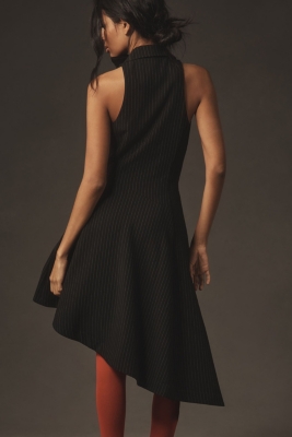 Cotton Chino Sleeveless Blazer Dress | Theory