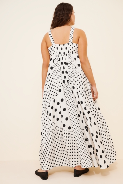 62 inch maxi dress Leslie Amon Sunset Flow Sunrise Embellished Maxi Dress