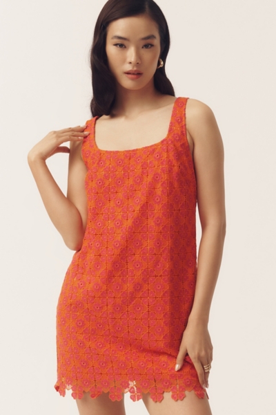 Square-Neck Mini Shift Dress | Nuuly