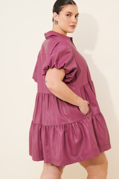 bettina mini dress Maeve Bettina Mini Tiered Shirt Dress by Maeve