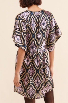 amalia sequin tunic dress