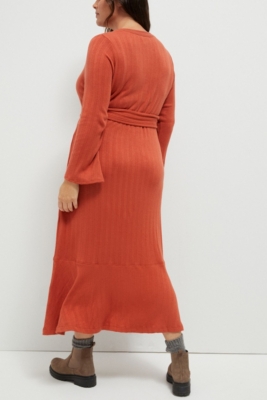 open lace back dress Field Of Dreams Maxi Dress Orange