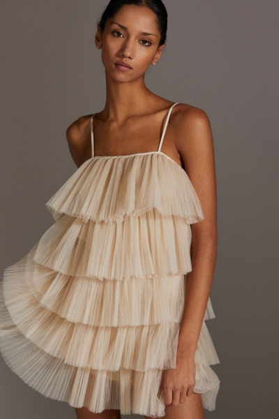 Tiered Tulle Mini Dress | Nuuly
