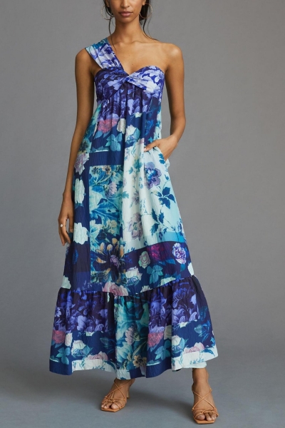 One-Shoulder Maxi Dress | Nuuly
