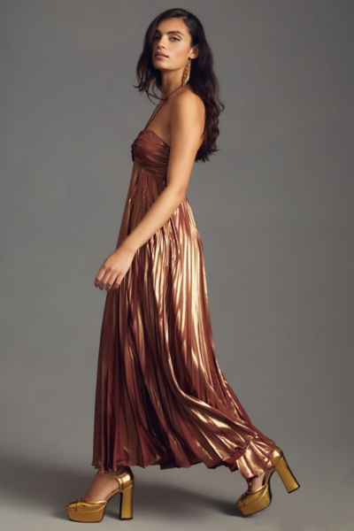 Pliss Halter Dress | Nuuly