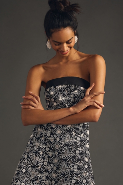 maeve lace cutout dress New Anthropologie Maeve Lace Cutout Dress $330 SZ 12 Straps Is Missing