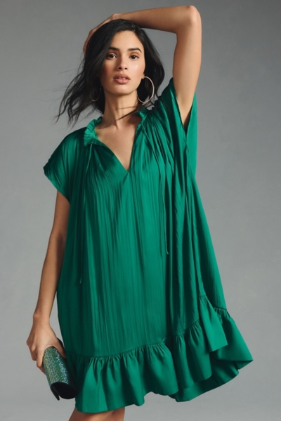 Mock-Neck Swing Dress | Nuuly