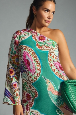 Off The Shoulder Printed Maxi Dress – Ashley Stewart