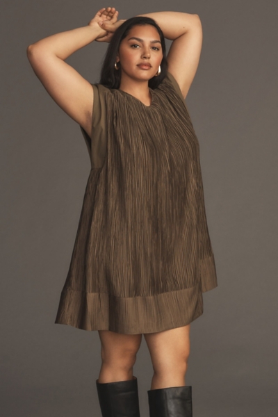 plisse lovers mini dress Plisse Lovers Mini Dress Blue