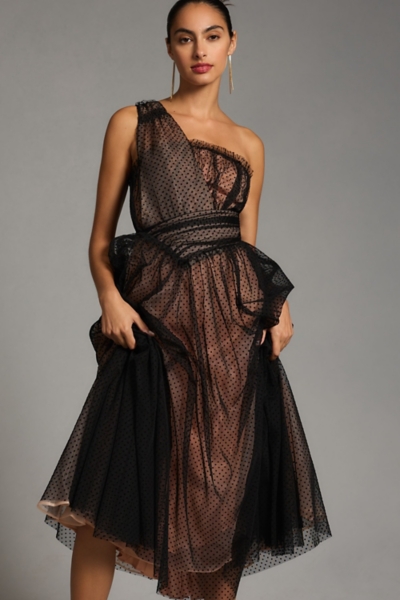 knee length dresses for ladies Nicola Tulle Maxi Dress main image 1