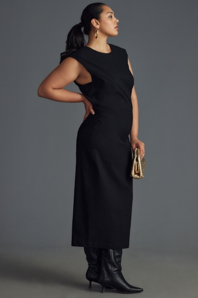 Cap-Sleeve Slim Midi Dress | Nuuly
