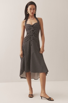 AE Ruched Halter Midi Dress curated on LTK