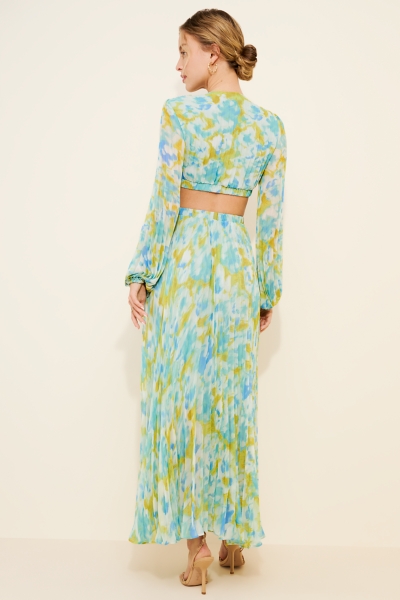Revery Long-Sleeve Cutout Maxi Dress | Nuuly