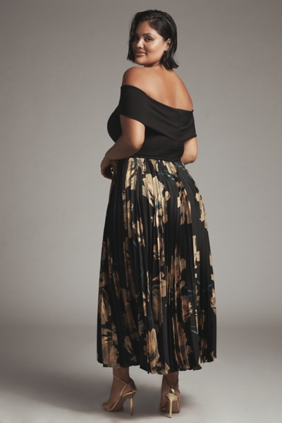 short pleated dress Autumn