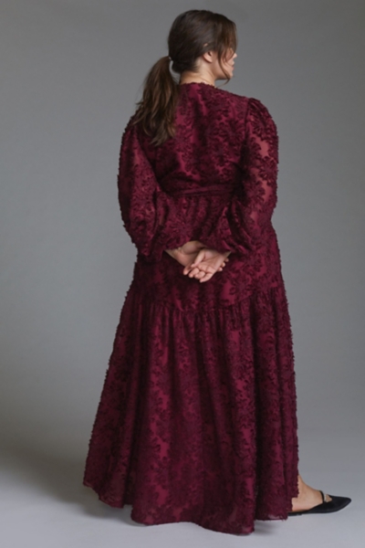 princess polly baby blue dress Burgundy SS Floral Wrap Dress by Nicholas the Label for Rent