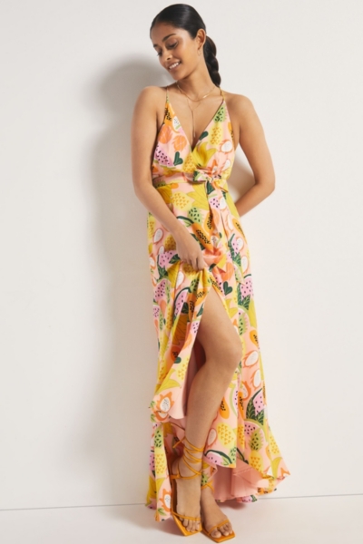 High-Low Wrap Dress | Nuuly