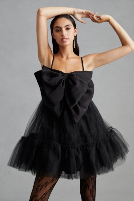 Take A Bow Tulle Mini Dress | Nuuly