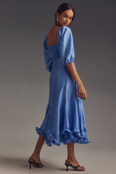 emerald green chiffon dress Emerald Green Chiffon Ruffle Bridesmaid Dress