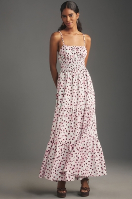 Sleeveless Square-Neck A-Line Maxi Dress | Nuuly