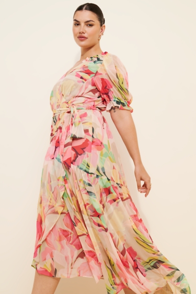 knee length dresses for ladies Bethany Halter Maxi Dress - Michelle McDowell