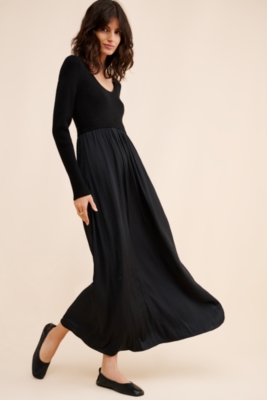 The Thea Twofer Sweater Dress: Scoop-Neck Edition