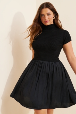 The Thea Twofer Sweater Dress: Short-Sleeve Mini E Nuuly