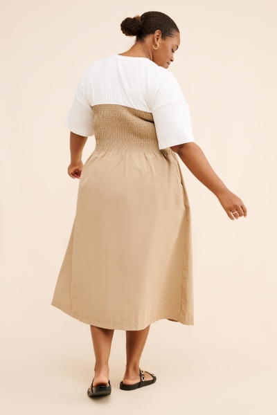 knee length dresses for ladies Maeve Pleated Midi Dress