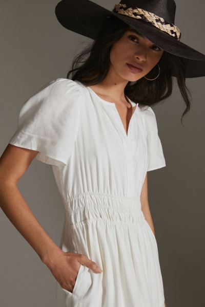 waist a line dress Elegant Basque Waist A-line Wedding Dress main image 1