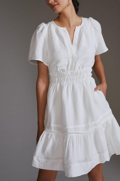 chinese dress ladies The Somerset Mini Dress: Floral Appliqué Edition main image 0