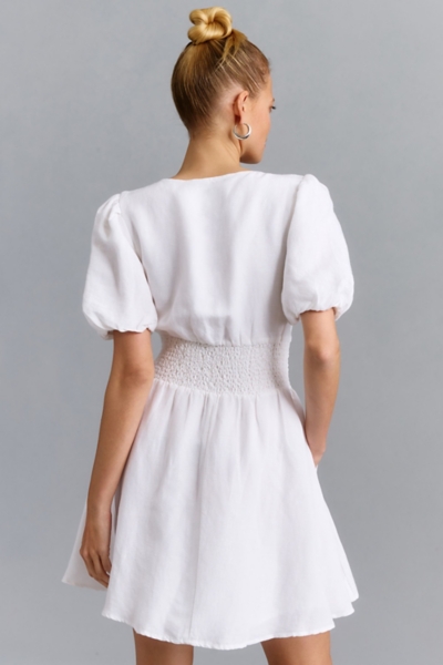 The Katerina Button-Front Mini Dress | Nuuly