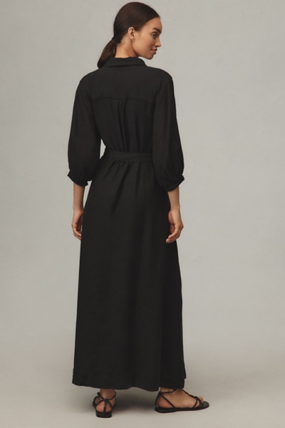 mona linen shirt dress The Mona Linen Shirt Dress