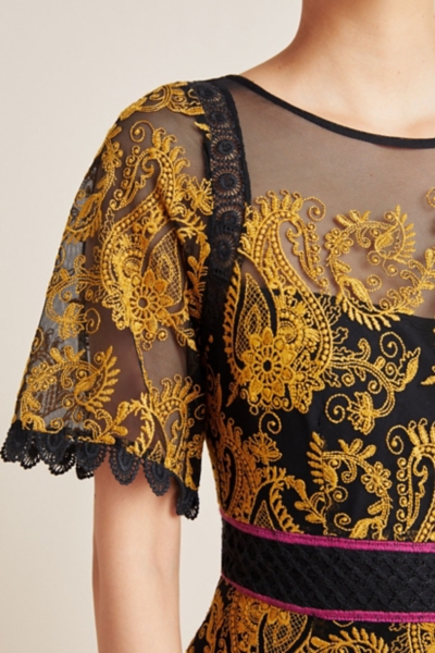 jacquin embroidered midi dress JACINTA EMBROIDERED MIDI DRESS – Andriany main image 1