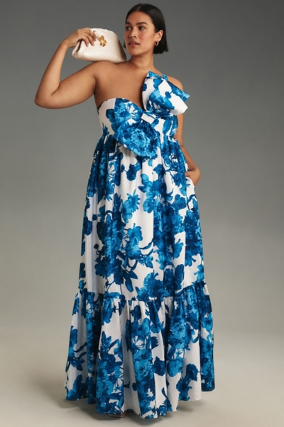 slim fit dress slacks Hyacinth House Green Taffeta Embellished Ashton Bow Dress Green Taffetta / M main image 0