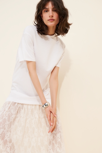 2点SET elchele/エルチェレ LACE UNIVERSAL TEE LACE UNIVERSAL TEE