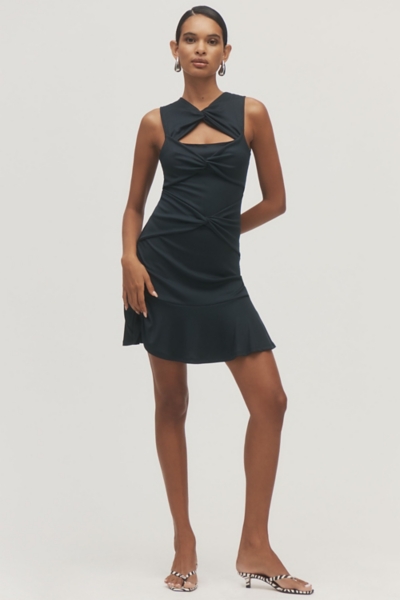 Twist-Front Layered Mini Dress | Nuuly