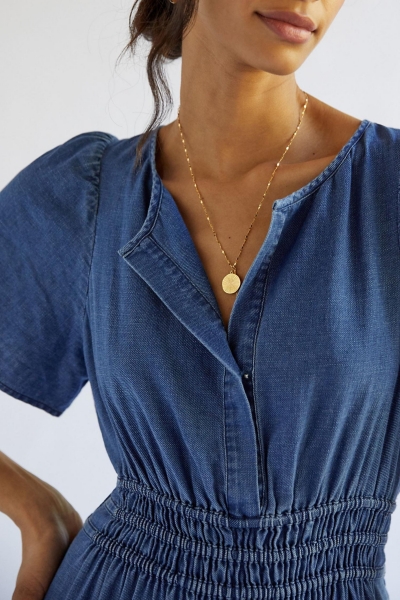 somerset denim dress Somerset Chambray Maxi Dress