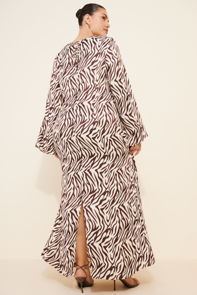 Long-Sleeve Maxi Slip Dress | Nuuly