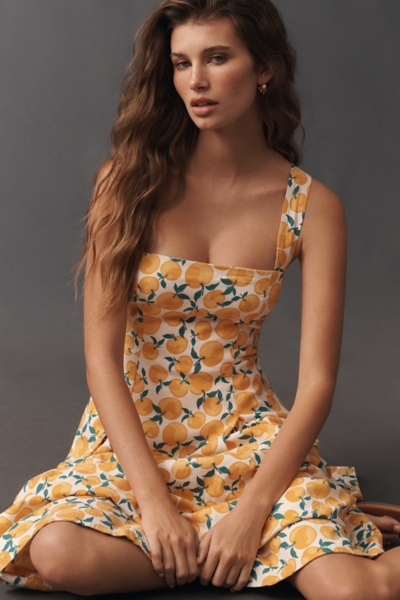 floral a line formal dress Pink Spaghetti Straps A Line Floral Printed Chiffon Long Prom Dress With Bow Pink / 8 main image 1