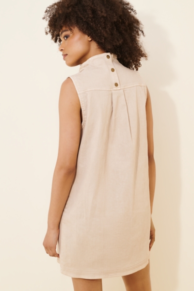 mock neck sleeveless mini dress Grey Lab
