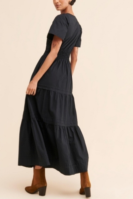 The Tobie Mini Shirt Dress: Tie Neck Edition