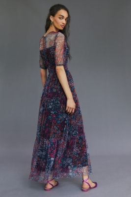 Ruched Floral Maxi Dress Nuuly